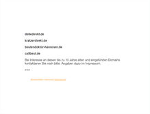 Tablet Screenshot of beulendoktor-hannover.de